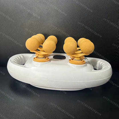 Fascia Massage Gun with 12/8 Heads — Electric Deep Tissue Muscle Relaxation Gun, High-Frequency Back & Body Massager
