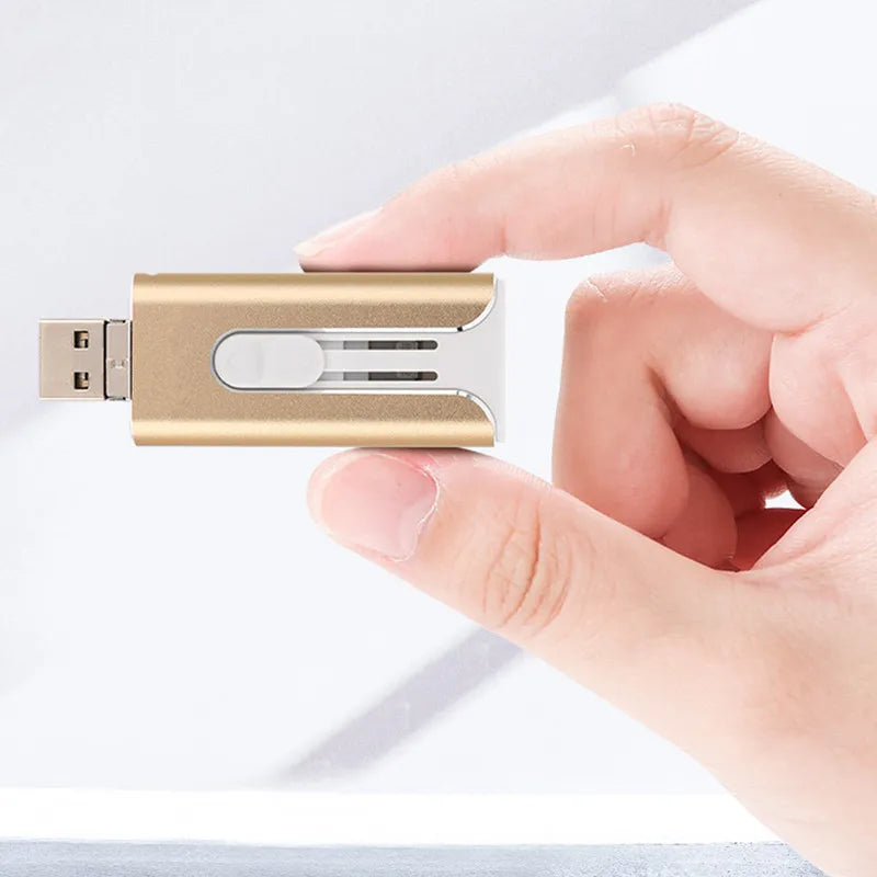 High-Speed USB Flash Drive – 512GB/256GB External Storage Pen Drive for iPhone, Android & PC, Portable Data Memory Stick for Photos, Videos & File Transfer