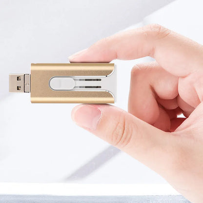 High-Speed USB Flash Drive – 512GB/256GB External Storage Pen Drive for iPhone, Android & PC, Portable Data Memory Stick for Photos, Videos & File Transfer