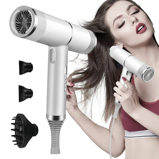 Professional Infrared Hair Dryer — Negative Ionic Blow Dryer with Hot & Cold Wind