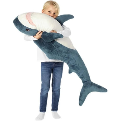 Soft Shark Plush Toy – Stuffed Sea Animal Pillow for Kids Birthday & Party Gift