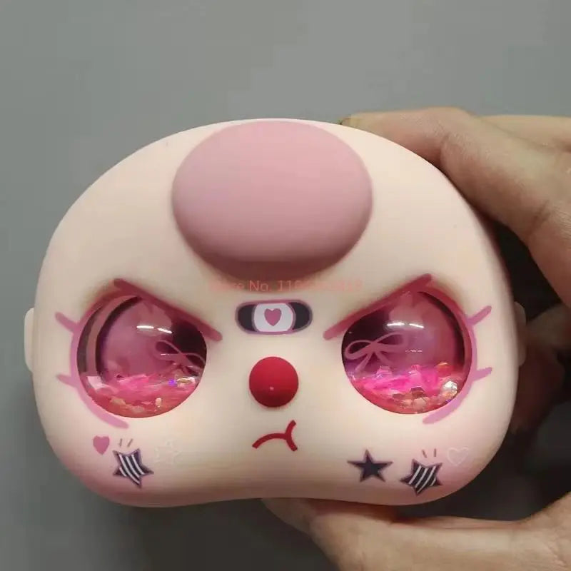 In-Stock 400% Baby Three Vinyl Faces — High-Quality Handmade Angry Expression Replacement Accessory for Dolls