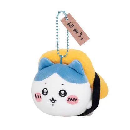 Chiikawa Sushi Series Plush Pendant – Hachiware, Usagi, Caviar, Flying Squirrel & Sea Otter Bag Hanging Doll Gift