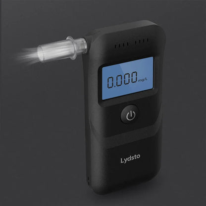 Hydsto Digital Alcohol Tester: Professional Breathalyzer with LCD Display for Accurate Drunk Driving Tests - Police Alcotester