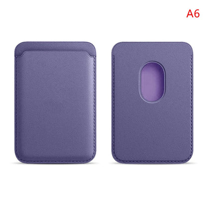 Luxury Magnetic Leather Wallet Case for iPhone 12–16 Pro Max — MagSafe Card Holder Phone Cover