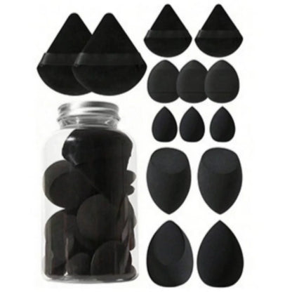 12/14PCS Makeup Sponge Set – Cosmetic Blender Beauty Eggs & Mini Finger Puffs for Foundation