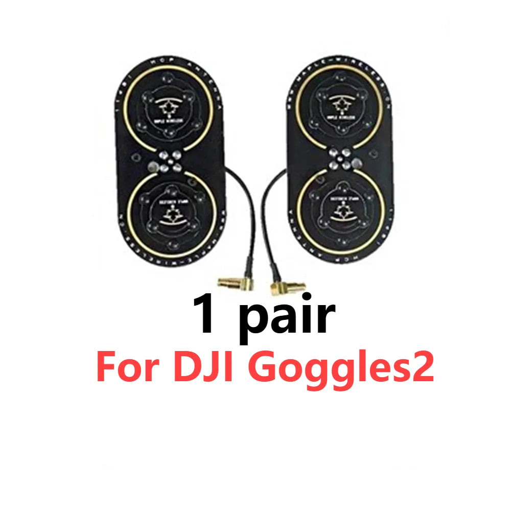 Maple Leaf 5.8GHz 11dBi Circular-Polarized FPV Antenna Kit — Compatible with FatShark & SKYZONE EV300D RC Goggles/Monitors