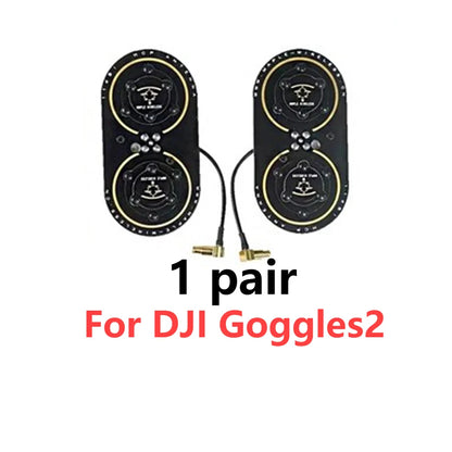 Maple Leaf 5.8GHz 11dBi Circular-Polarized FPV Antenna Kit — Compatible with FatShark & SKYZONE EV300D RC Goggles/Monitors