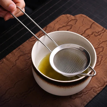 4/6Pcs Bamboo Matcha Tea Whisk Set – Scoop, Brush, Strainer & Bowl for Japanese Tea Ceremony