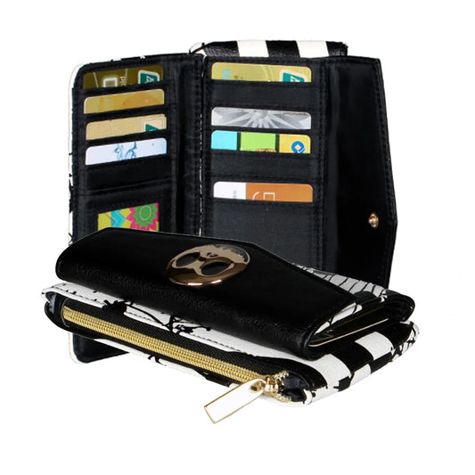 Printed Relief Wallet – Personalized Large Capacity Card Holder, Ideal Christmas Gift