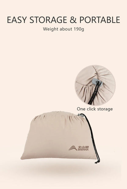 BISINNA Ultralight Outdoor Camping Pillow – Compressible Portable Hiking & Travel Pillow