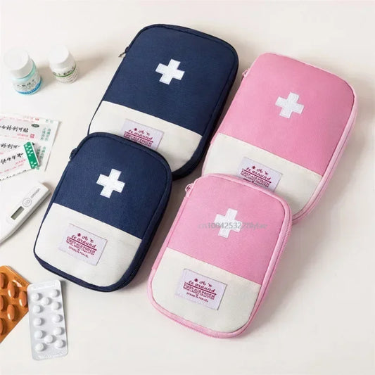 Portable Medicine Bag – Cute First Aid Kit Organizer, Medical Emergency Kits for Outdoor Travel & Household Pill Storage