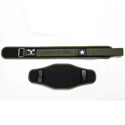 Weightlifting Fitness Belt – High-Intensity Nylon Waist Support for Squats and Deadlifts, Thickened for Men and Women Gym Training