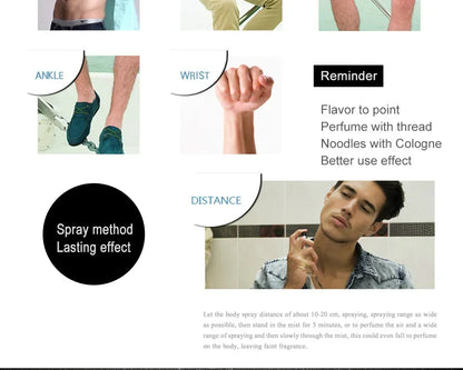 Hot Sale Self-Confidence Cologne for Men – Fresh Temptation Fragrance, Gentleman Perfume Atomizer