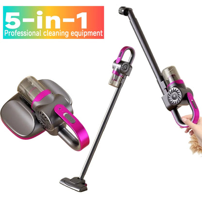5 in 1 Wireless Handheld Vacuum Cleaner – Cordless Air Gun, Rechargeable Mini Vacuum for Home, Car & Pet Cleaning