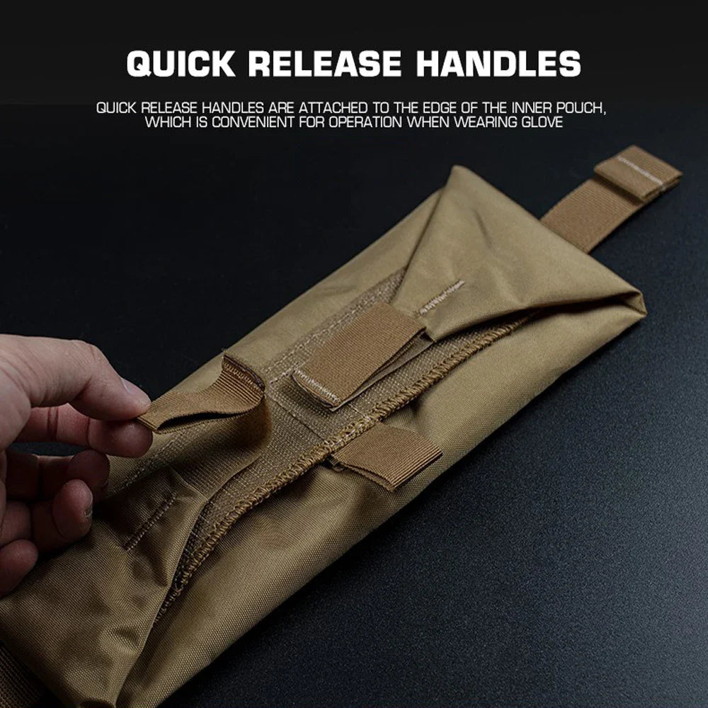 Tactical Trauma Pouch Roll 1 – IFAK Individual First Aid Kit EDC Medical Rapid Belt Bag for Airsoft, Hunting & Plate Carrier Gear
