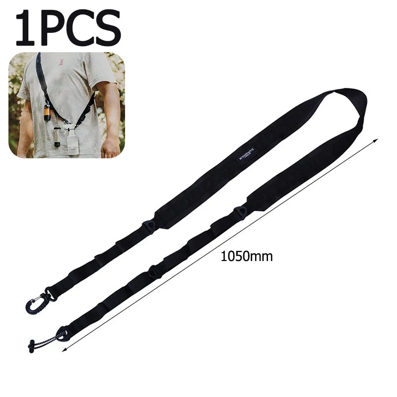 Adjustable Camping Shoulder Straps – Durable Webbing Loop Carry System for Hiking, Outdoor Gear & Travel