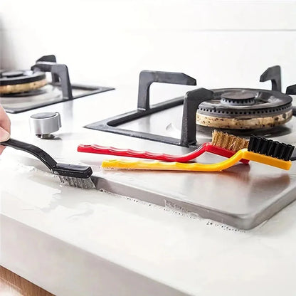 7-Inch Stainless Steel Brass Cleaning Brush Set: Rust Remover & Metal Wire Burring Tool