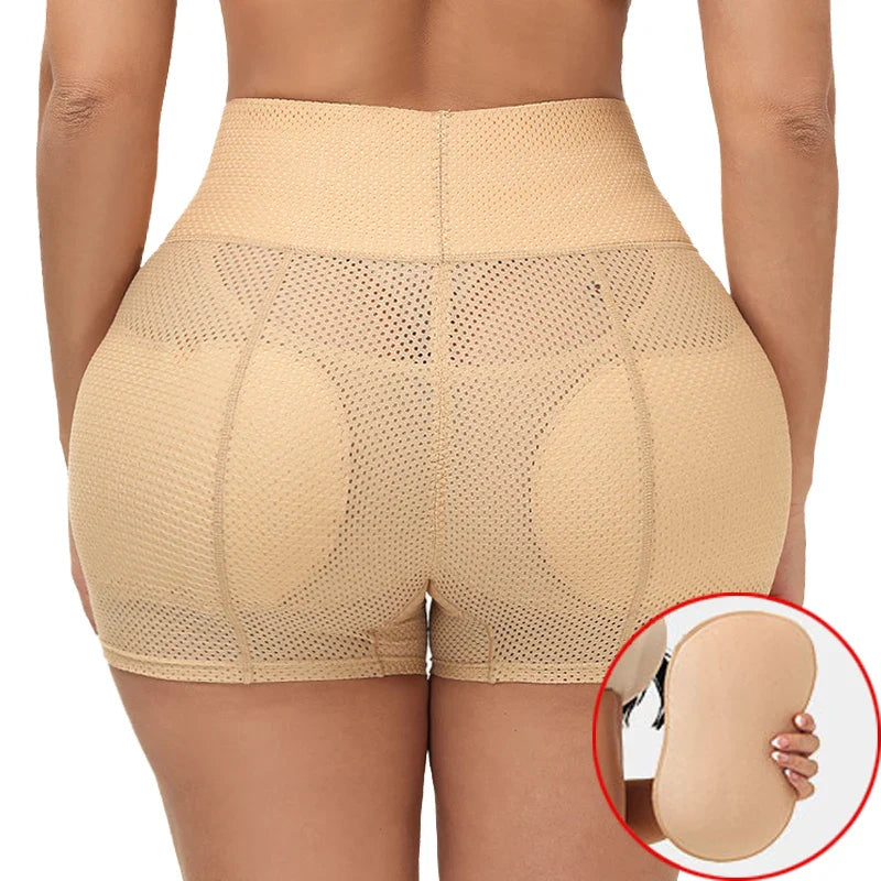 Butt Lifting Hip Enhancer Cushion – Padded Mesh Control Panties for Natural Curves