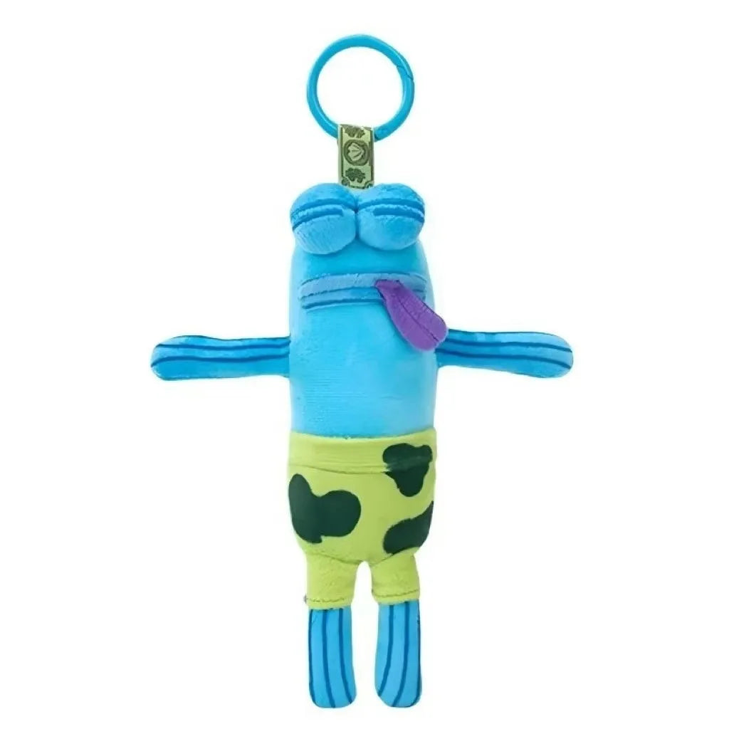 SpongeBob Ugly-Cute Fish Plush Keychain - Funny Kawaii Bag Charm & Gift Decoration