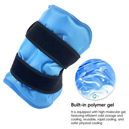 Reusable Gel Knee Ice Pack — Hot & Cold Compress for Knee Pain Relief & Foot Care
