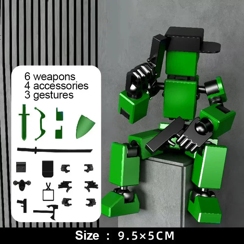 Multi-Jointed Movable Shapeshift Robot 3.0 – 3D Printed Action Model Doll Toy & Christmas Gift