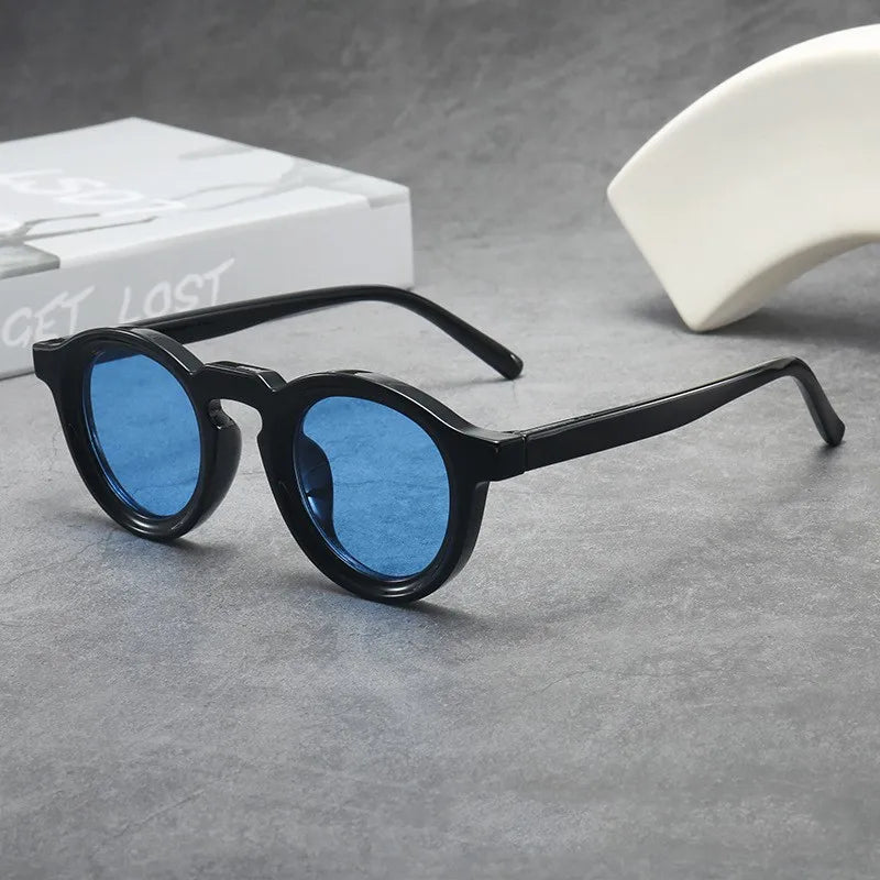 2025 Retro Round Small Frame Sunglasses — High-End UV Resistant Shades for Men & Women, Fashion Trend