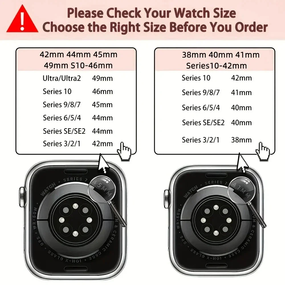 Parachute Braided Strap for Apple Watch – Compatible with 46mm, 45mm, 44mm, 41mm, Series 10/9/8, SE, Ultra 2, 49mm