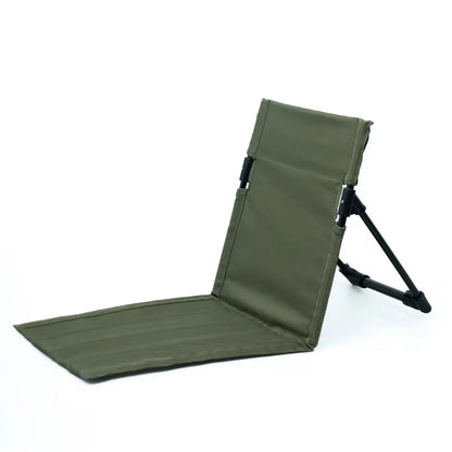 Outdoor Camping Lightweight Folding Chair – Comfortable Park, Leisure, Beach, and Lazy Chair, Portable Single Back Chair