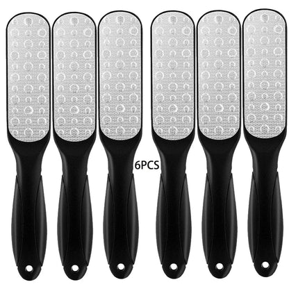 304 Stainless Steel Foot File — Double-Sided Callus Remover for Dead Skin, Professional Pedicure Tool