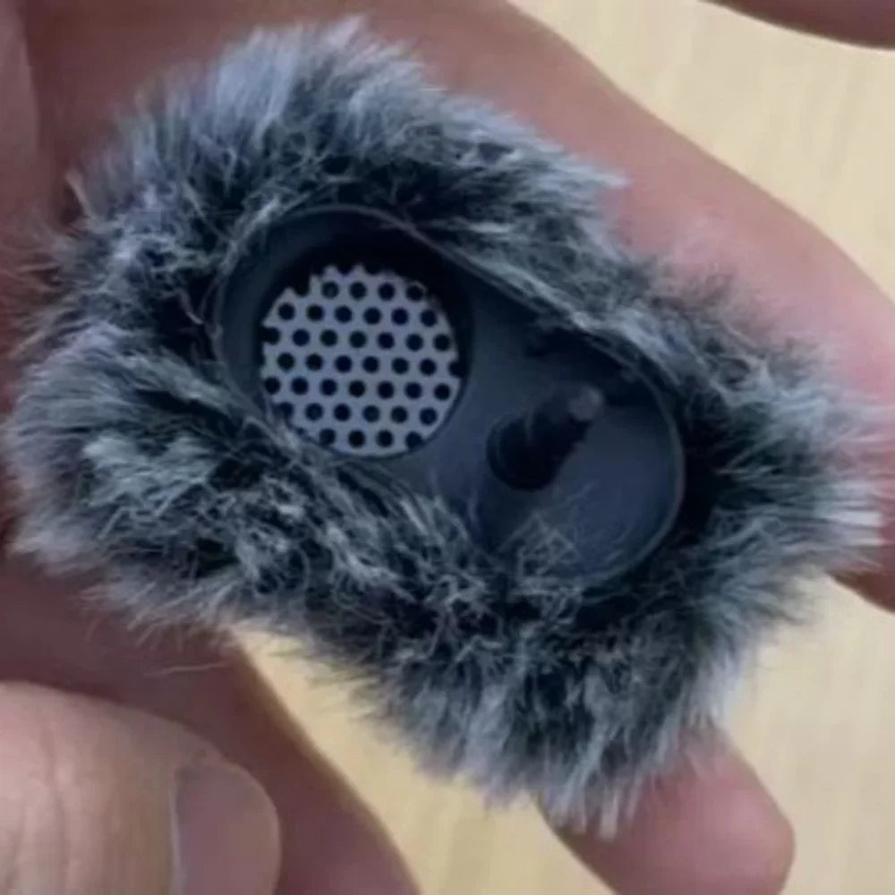Furry Windscreen for DJI MIC 2 – Lavalier Microphone Wind Muff for Noise Reduction
