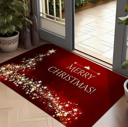 Christmas Dwarf Welcome Door Mat — Festive Holiday Decor & Perfect Christmas Gift for Home Entryways