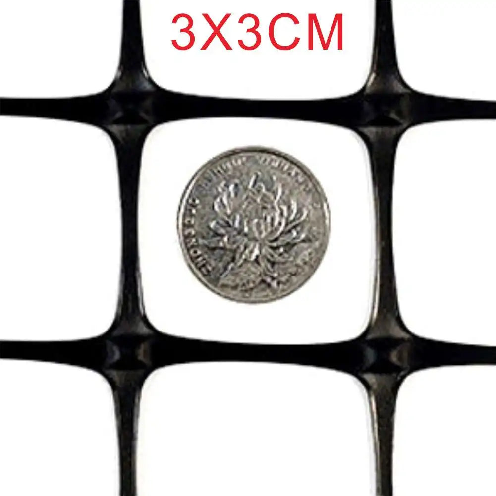 Black Plastic Leakproof Mesh Net – Garden Safety Fence for Cats, Pets, Chickens, Ducks, Balcony & Stair Protection