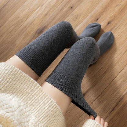 80cm Over-the-Knee High Socks – Silicone Anti-Slip Cotton High Tube Stockings, High Elasticity Loose Fit Women’s Extended Socks