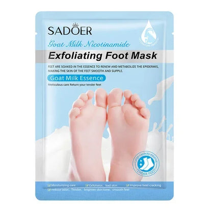 Aloe Vera Foot Mask & Peeling Socks – Exfoliating Scrub for Legs & Feet, Anti-Crack Heel Treatment, Pedicure Skin Removal Patch