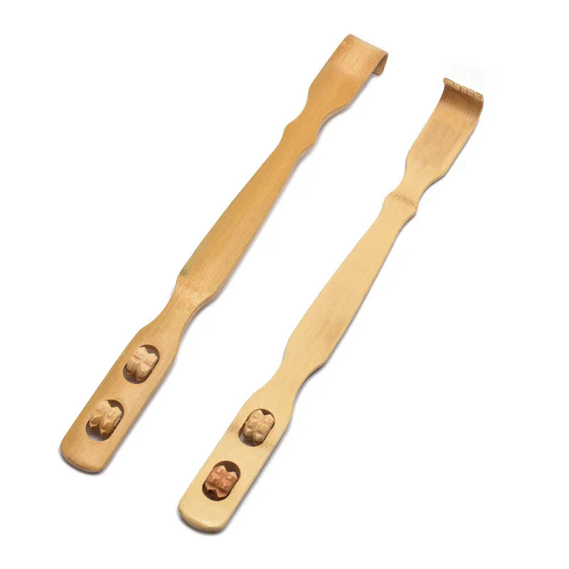Bamboo Itching & Back Scratching Massage Stick - Home Anti-Itch Device