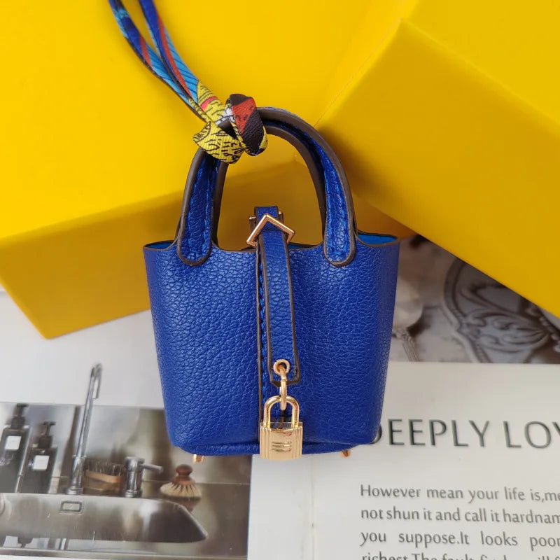 Mini Bag Pendant Keychain – Creative Portable Zero Wallet, Bracelet, and Bluetooth Earphone Multifunctional Hanging Accessory