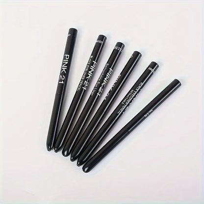 2PCS Black Eyeliner Pencils – Waterproof, Sweat-Proof, Long-Lasting Smudge-Proof Easy Glide Eye Makeup