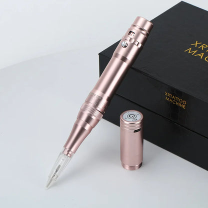 Professional Eyebrow Tattoo Machine — Wireless Micropigmentation & Microblading Pen with Battery