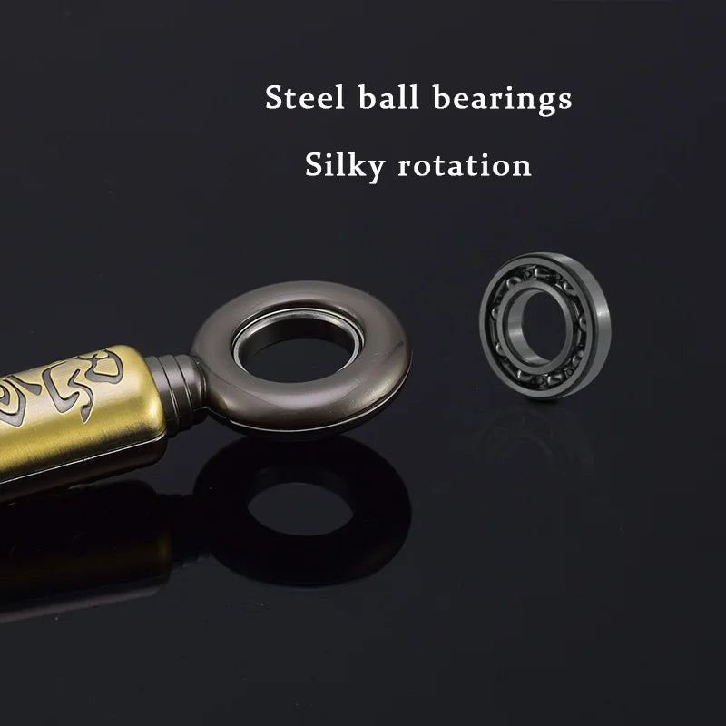 Namikaze Minato Flying Thunder God Kunai – 23cm Rotatable Metal Ninja Weapon Model, 3 Styles Collectible Toy