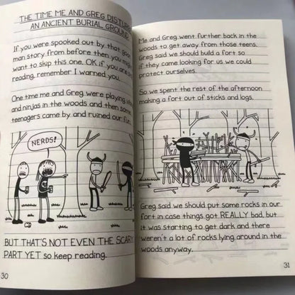 10-Book Set Diary of a Wimpy Kid – English Children’s Fiction Books Volumes 1-10