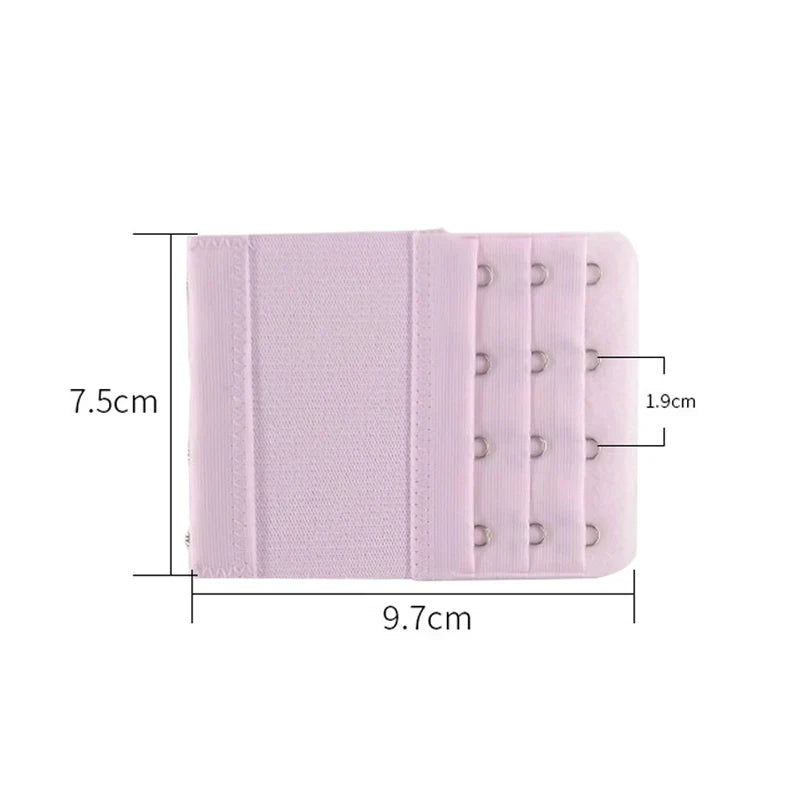 4-Row 4-Hook Bra Extender Set – Adjustable Strap Buckle for Bra Extension, Sewing Tool & Intimates Accessories