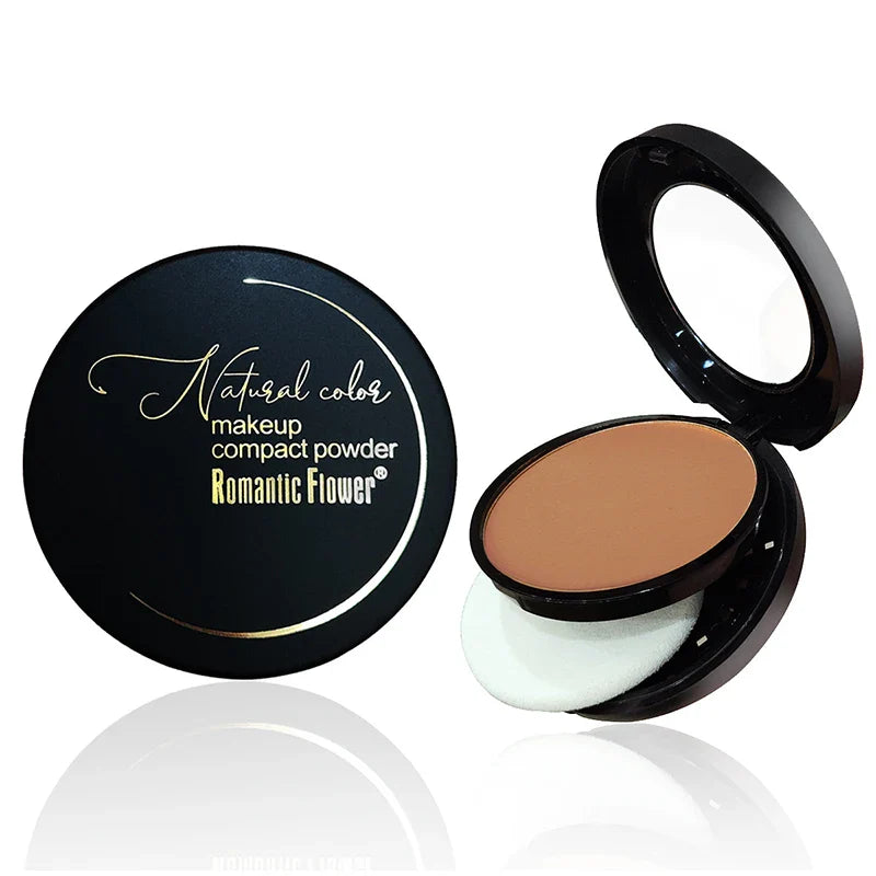 Sweat-Resistant Contouring Powder Palette – Matte Buildable Coverage for All Skin Tones with Highlight & Shadow