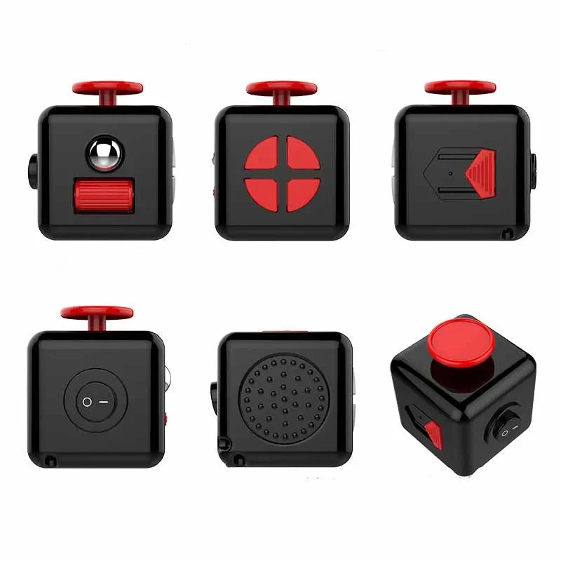 Creative Solid Color Fidget Dice – Handheld Stress Relief Toy for Kids & Adults, Anxiety & Autism Aid