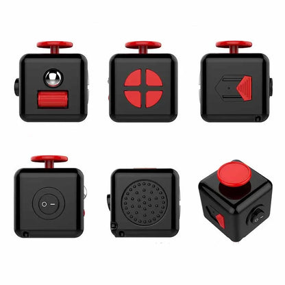 Creative Solid Color Fidget Dice – Handheld Stress Relief Toy for Kids & Adults, Anxiety & Autism Aid