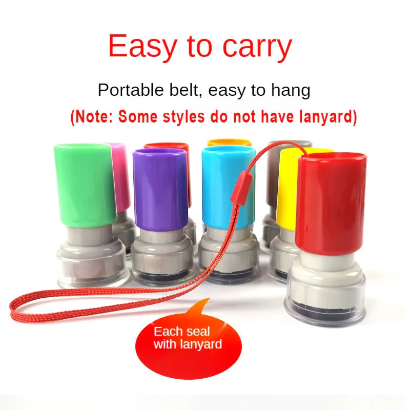 Custom QA/QC Name Ink Stamp – Personalized Self-Inking Calligraphy Signature Stamp for Teachers, Students & School Use