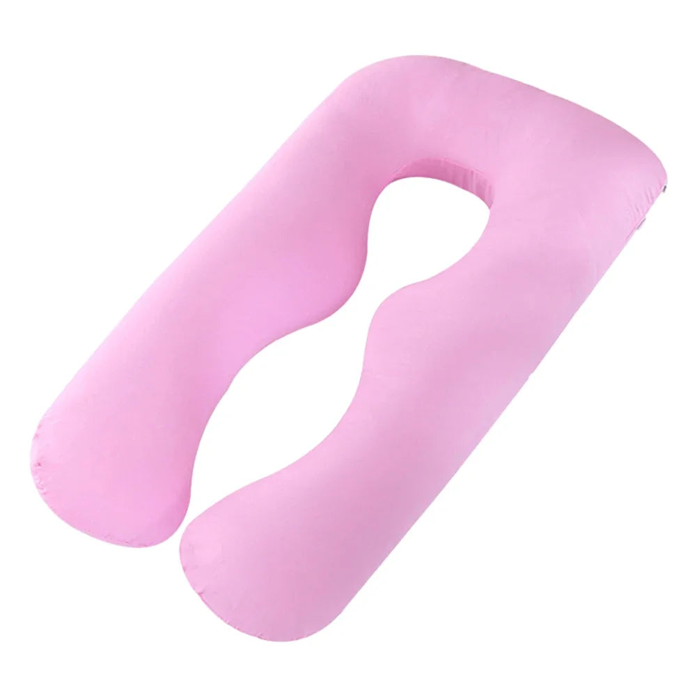 Pure Cotton U-Shaped Maternity Pillow Case – Pregnancy Pillow Cover for Women