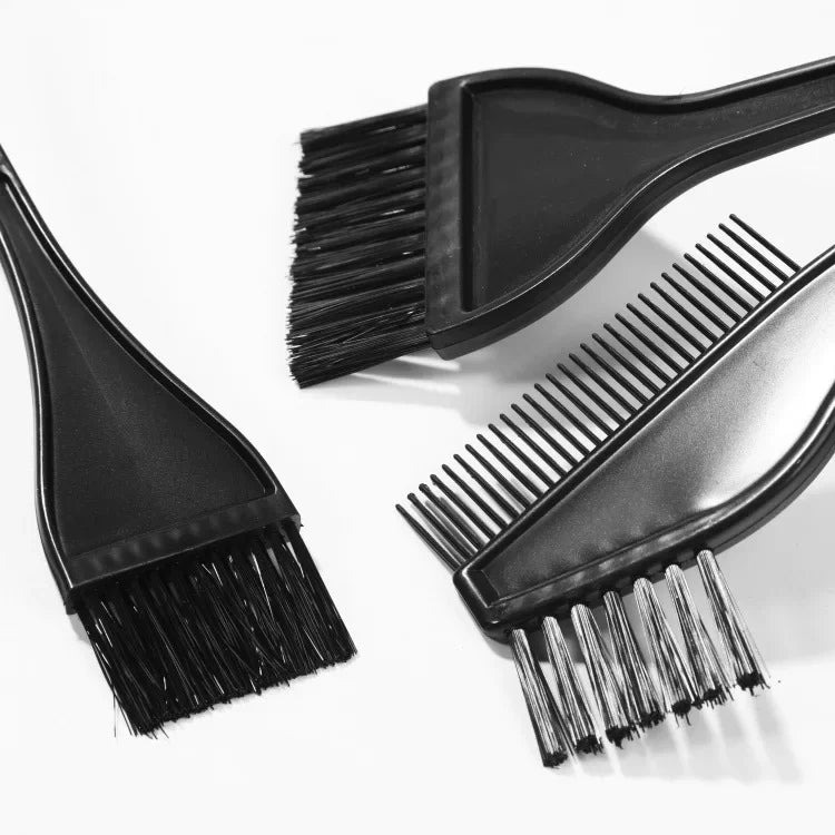 4-Piece Hair Dyeing Kit – Hair Color Mixing Bowl with Brush for DIY Salon & Home Hair Coloring and Bleaching