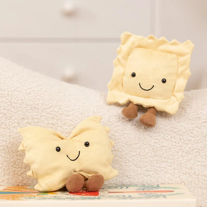 Cute Dessert Plush Toys – Soft Cake, Waffle, Pancake, Macaron, Éclair Stuffed Dolls for Kids Gift & Home Decor