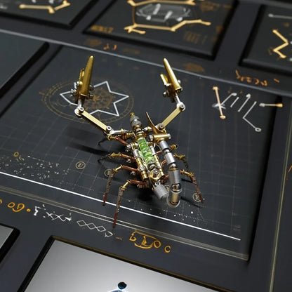DIY 3D Mechanical Spider Metal Model Kit – Cyberpunk Insect Puzzle Assembly Creative Handmade Building Toy for Adults & Teens